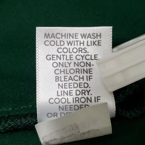 J Jill Size L Top Ponte Knit Button Accent Sleeves Long Sleeve Pullover Blouse - Picture 12 of 12